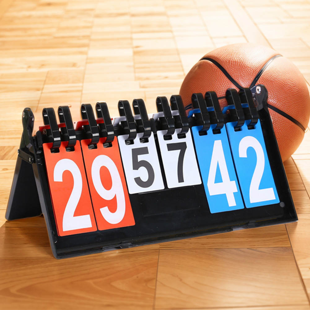 Scoreboard Digital - Sports Scoreboard Tabletop Scoreboard 6-Digit Score
