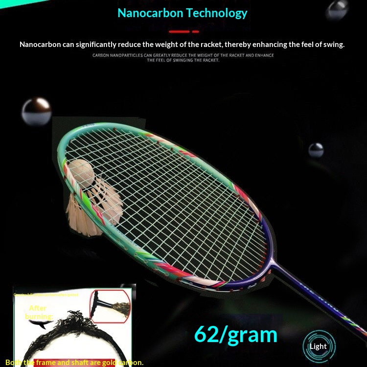 Ultra-Lightweight 8U Badminton - огляд і ціна Badminton Racket Carbon